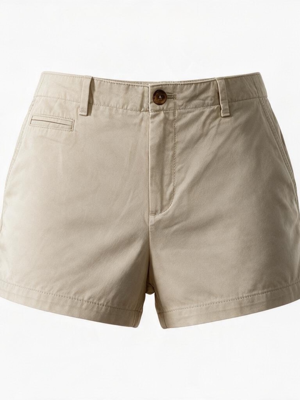 Gap Womens Shorts Chino Khaki‎ 100% Cotton Pockets Short Tan Size 8R
